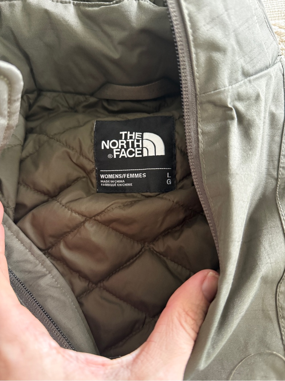 Women's North Face Ancha DryVent Insulated Hooded Parka Large - Picture 4 of 6